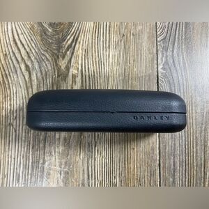 Oakley Black Leather Pill Clamshell Sunglasses Or Eyeglasses Hard Case EUC